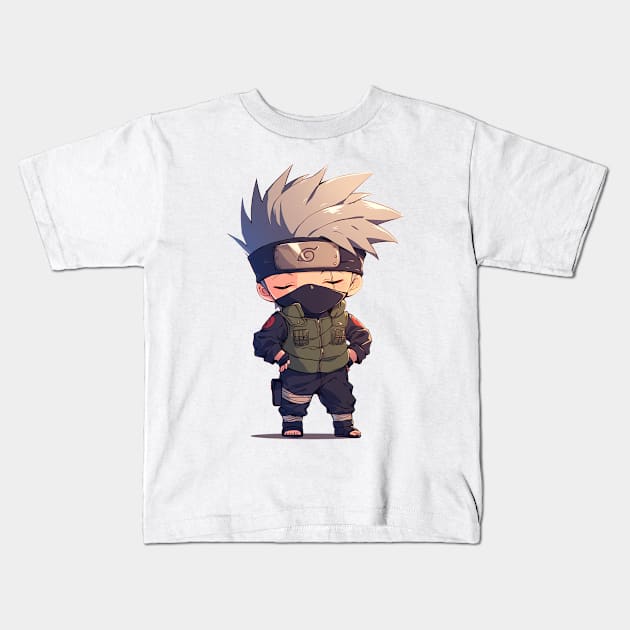 kakashi Kids T-Shirt by StevenBag